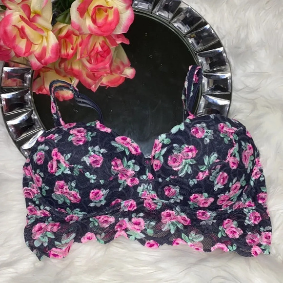 PINK by V.S. Floral Lace Bralette S/P - Picture 8 of 8